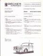 1971-1973 BMW 1602 1802 2002 Becker Audio Sound Owners Manual page 1