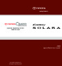 2008 Toyota Solara Reference Owners Guide page 1
