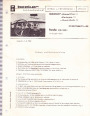 1960-1962 Porsche 1600 1600S Becker Audio Owners Manual page 1
