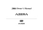 2006 Hyundai Azera Owners Manual page 1