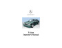 2001 Mercedes-Benz E-Class Operators Manual E320 E430 E55AMG page 1