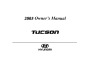 2005 Hyundai Tucson Owners Manual page 1