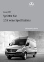 2010 Mercedes-Benz Sprinter Van 3.55 313CDI 316CDI 319CDI NCV3 Catalog AU page 1
