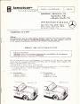 1961-1964 Mercedes-Benz 190C 190DC 220B 220SB 220SEB 220SE 300SE Becker Audio Manual page 1