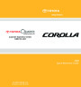 2008 Toyota Corolla Quick Reference Owners Guide page 1