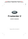 2014-2015 Land Rover Freelander 2 Handbook Manual page 1