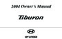 2004 Hyundai Tiburon Owners Manual page 1