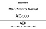 2001 Hyundai Grandeur XG300 3.0L Owners Manual page 1