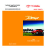 2006 Toyota Matrix Quick Reference Guide page 1