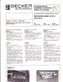 1983 Mercedes-Benz 190 190E W201 Audio Owners Manual page 1